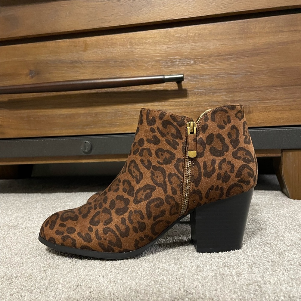 Style & Co. Leopard Booties